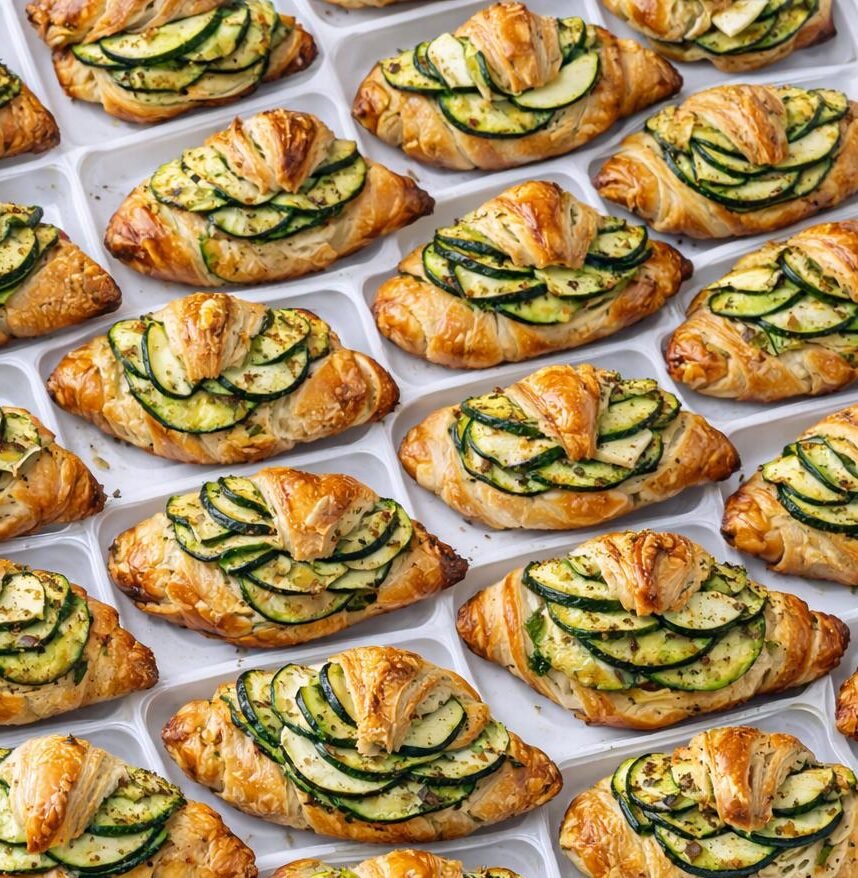 Mini croissant di zucchine e burro salato